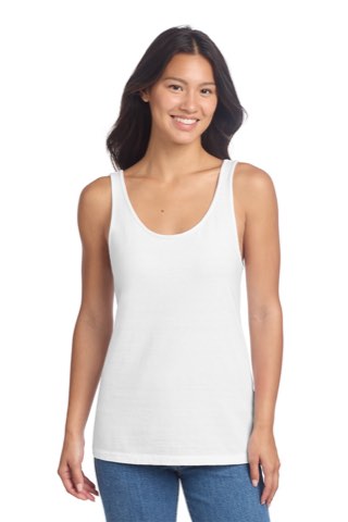 Women's Beach Wash Garment-Dyed Tank - Port & Company LPC099TT, ready for custom embroidery or printing