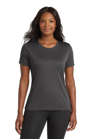 Women's Performance Tee - Port & Company LPC380, ready for custom embroidery or printing