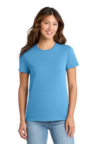 Women's Essential Tee - Port & Company LPC61, ready for custom embroidery or printing