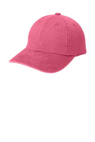 Women's Garment Washed Cap - Port Authority LPWU, ready for custom embroidery or printing