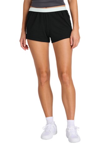 Women's Jersey Knit Squad Short - Sport-Tek LST311, ready for custom embroidery or printing