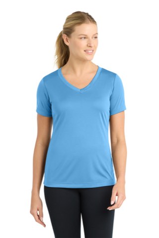 Women's PosiCharge Competitor V-Neck Tee - Sport-Tek LST353, ready for custom embroidery or printing