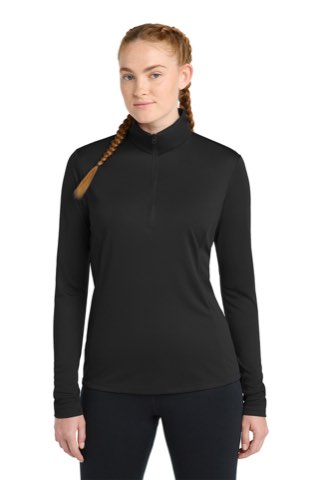 Women's PosiCharge Competitor 1/4-Zip Pullover - Sport-Tek LST357, ready for custom embroidery or printing