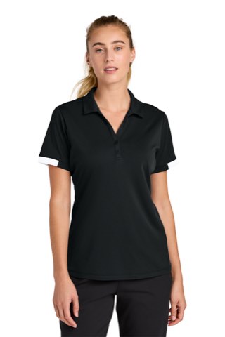 Women's Club Colorblock Polo - Sport-Tek LST444, ready for custom embroidery or printing