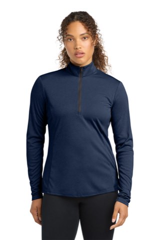 Women's Endeavor 1/2-Zip Pullover - Sport-Tek LST469, ready for custom embroidery or printing