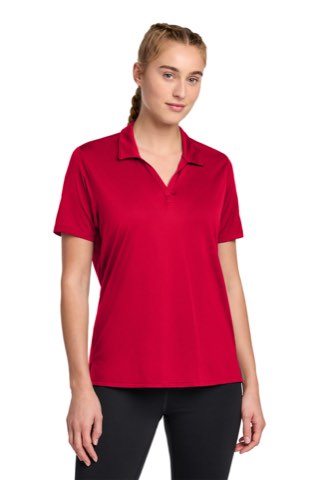 Women's Sideline Polo - Sport-Tek LST535, ready for custom embroidery or printing