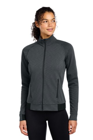 Women's PosiCharge Strive Full-Zip - Sport-Tek LST570, ready for custom embroidery or printing
