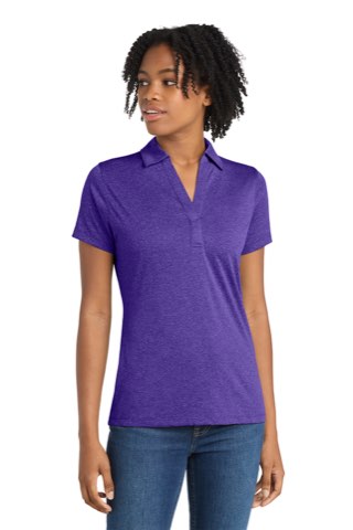 Women's Heather Contender Polo - Sport-Tek LST660, ready for custom embroidery or printing