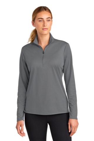 Women's Micropique Sport-Wick 1/4-Zip - Sport-Tek LST672, ready for custom embroidery or printing