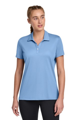 Women's UV Micropique Polo - Sport-Tek LST740, ready for custom embroidery or printing