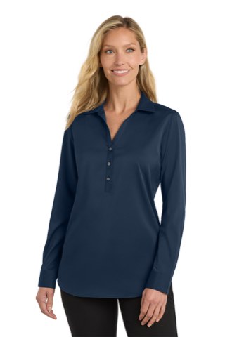 Women's City Stretch Tunic - Port Authority LW680, ready for custom embroidery or printing