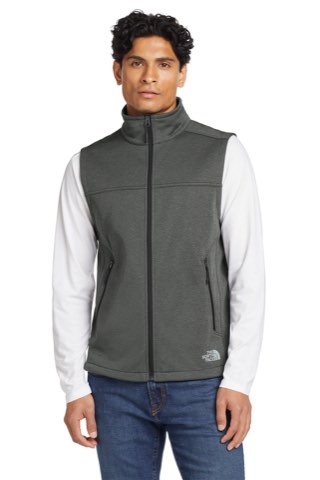 Ridgewall Soft Shell Vest - The North Face NF0A3LGZ, ready for custom embroidery or printing