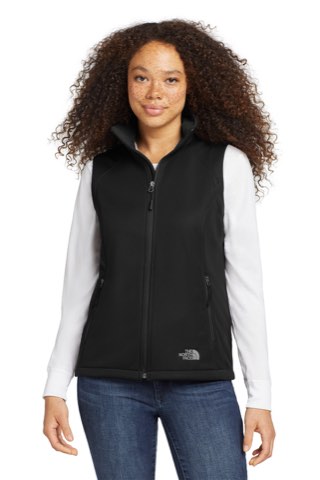 Women's Ridgewall Soft Shell Vest - The North Face NF0A3LH1, ready for custom embroidery or printing