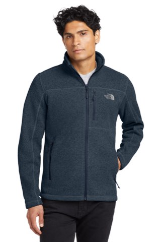 Sweater Fleece Jacket - The North Face NF0A3LH7, ready for custom embroidery or printing