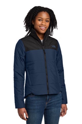 Women's Chest Logo Everyday Insulated Jacket - The North Face NF0A7V6K, ready for custom embroidery or printing