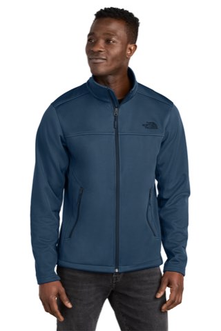 Chest Logo Ridgewall Soft Shell Jacket - The North Face NF0A88D5, ready for custom embroidery or printing