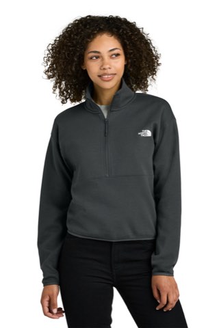 Women's Double-Knit 1/2-Zip Fleece - The North Face NF0A8C5H, ready for custom embroidery or printing