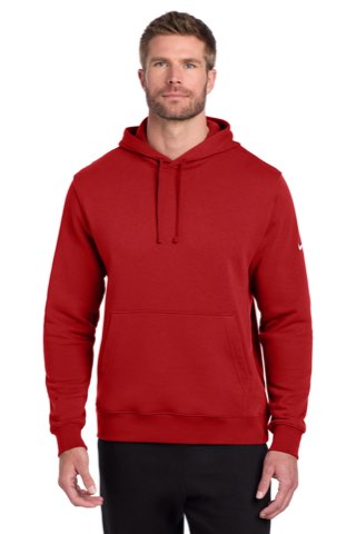 Club Fleece Sleeve Swoosh Pullover Hoodie - Nike NKDR1499, ready for custom embroidery or printing