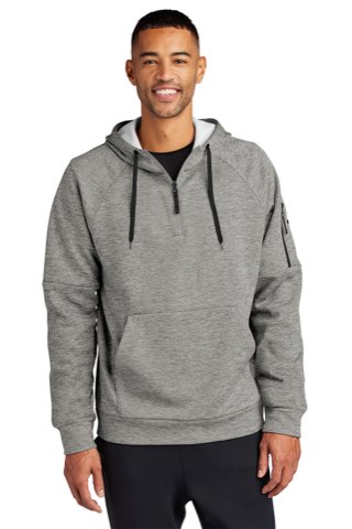 Therma-FIT Pocket 1/4-Zip Fleece Hoodie - Nike NKFD9742, ready for custom embroidery or printing