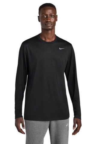 Team rLegend Long Sleeve Tee - Nike NKHQ4550, ready for custom embroidery or printing