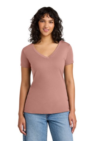 Women's Ideal V-Neck Tee - Next Level NL1540, ready for custom embroidery or printing