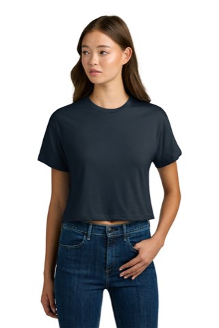 Women's Ideal Crop Top - Next Level NL1580, ready for custom embroidery or printing