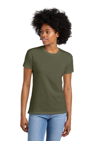 Women's CVC Relaxed Tee - Next Level NL6600, ready for custom embroidery or printing
