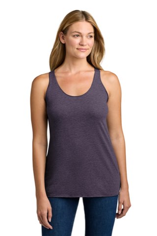 Women's Tri-Blend Racerback Tank - Next Level NL6733, ready for custom embroidery or printing