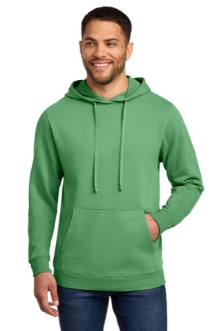 Beach Wash Garment-Dyed Pullover Hooded Sweatshirt - Port & Company PC098H, ready for custom embroidery or printing