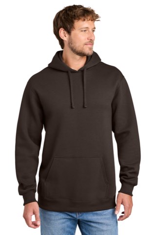 Foundation Fleece Pullover Hooded Sweatshirt - Port & Company PC107H, ready for custom embroidery or printing