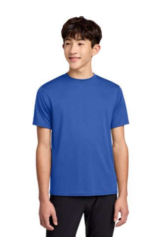 Youth Performance Tee - Port & Company PC380Y, ready for custom embroidery or printing