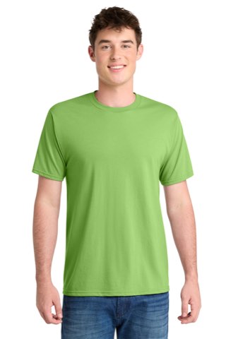 Performance Blend Tee - Port & Company PC381, ready for custom embroidery or printing