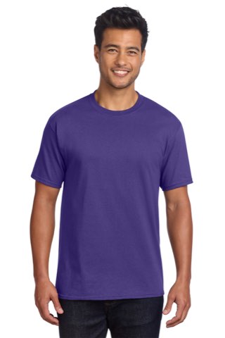 Core Cotton DTG Tee - Port & Company PC54DTG, ready for custom embroidery or printing