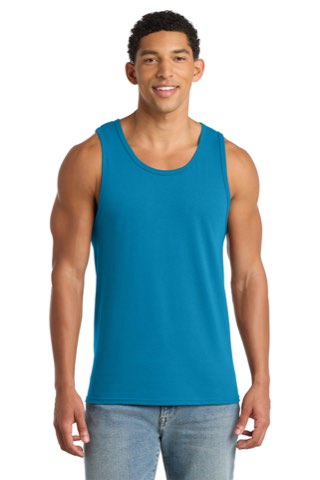 Core Cotton Tank Top - Port & Company PC54TT, ready for custom embroidery or printing