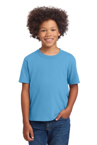 Youth Core Cotton DTG Tee - Port & Company PC54YDTG, ready for custom embroidery or printing