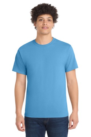 Tall Core Blend Tee - Port & Company PC55T, ready for custom embroidery or printing