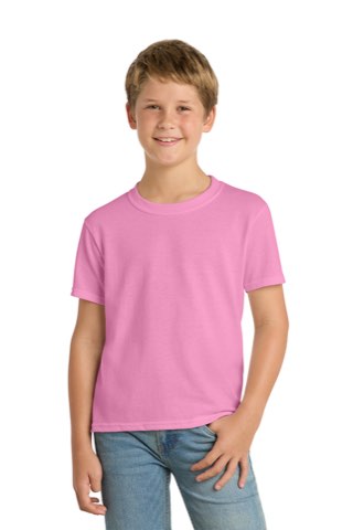 Youth Core Blend Tee - Port & Company PC55Y, ready for custom embroidery or printing