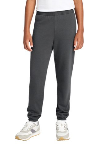 Youth Core Fleece Sweatpant - Port & Company PC78YP, ready for custom embroidery or printing