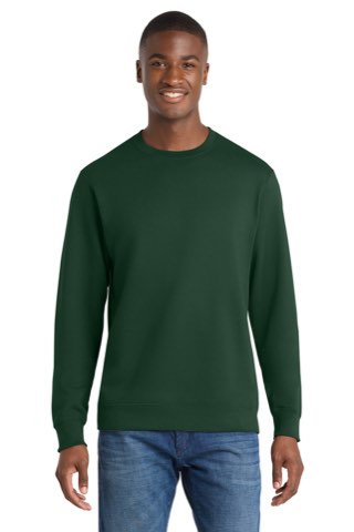 Fan Favorite Fleece Crewneck Sweatshirt - Port & Company PC850, ready for custom embroidery or printing