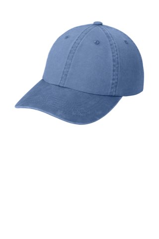 Garment Washed Cap - Port Authority PWU, ready for custom embroidery or printing
