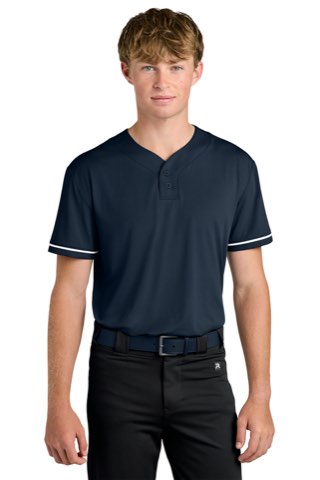 Select 2-Button Baseball Jersey - Richardson RA7910, ready for custom embroidery or printing