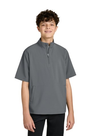 Youth Barrage Wind Shirt - Richardson RY7400SSQ, ready for custom embroidery or printing