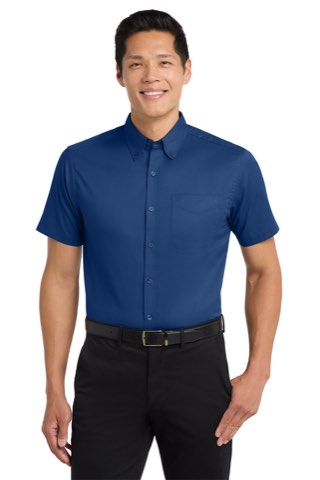 Short Sleeve Easy Care Shirt - Port Authority S508, ready for custom embroidery or printing