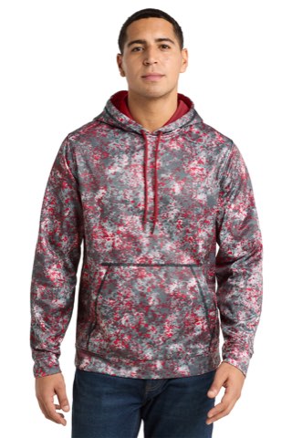 Sport-Wick Mineral Freeze Fleece Hooded Pullover - Sport-Tek ST230, ready for custom embroidery or printing