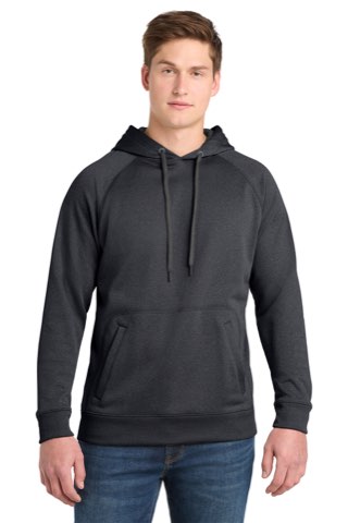 Tech Fleece Hooded Sweatshirt - Sport-Tek ST250, ready for custom embroidery or printing