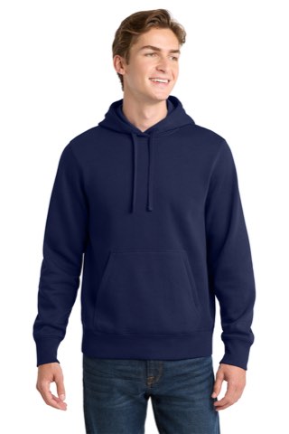 Pullover Hooded Sweatshirt - Sport-Tek ST254, ready for custom embroidery or printing