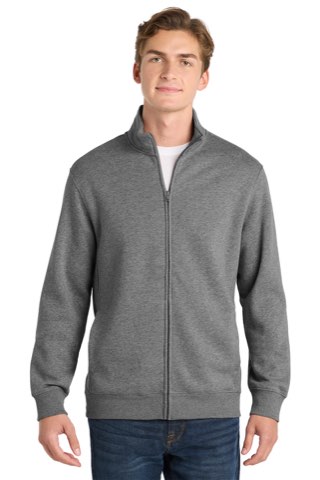 Full-Zip Sweatshirt - Sport-Tek ST259, ready for custom embroidery or printing