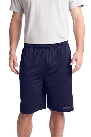 PosiCharge Tough Mesh Pocket Short - Sport-Tek ST312, ready for custom embroidery or printing