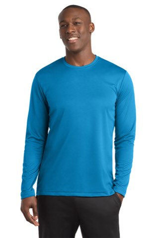 PosiCharge RacerMesh Long Sleeve Tee - Sport-Tek ST340LS, ready for custom embroidery or printing