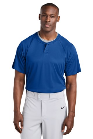 PosiCharge Competitor 2-Button Henley - Sport-Tek ST359, ready for custom embroidery or printing